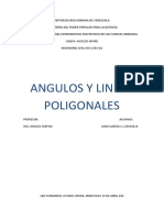 Medicion de Angulos y Lineas Poligonales