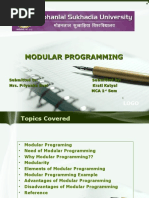 Modular Programming