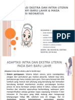 Adaptasi Ekstra Dan Intra Uterin Pada Bayi Baru