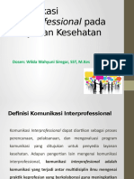 Komunikasi Interprofessional Pada Pelayanan Kesehatan