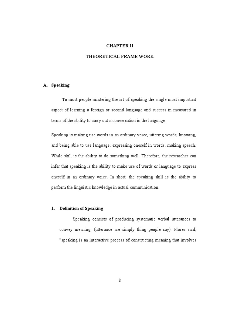 Speaking Skills in Language Learning | PDF | Action Research | Speech