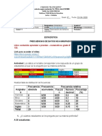 Estadística Frecuencias de Datos No Agrupados