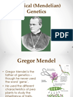 Classical (Mendelian) Genetics