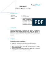 Instalaciones Eléctricas Industriales - Silabo PDF