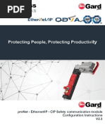 Protecting People, Protecting Productivi: Pronet - Ethernet/Ip - Cip Safety Communication Module