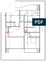 Architectural floor plan document dimensions