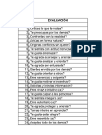 Nº Evaluación