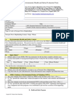 Appendix03 - HSE Evaluation - Form