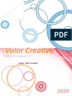 Ejemplo 50 - 2007, 2010 y 2013 - Valor Creativo