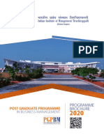 Indian Institute of Management Tiruchirappalli: Programme Brochure