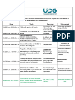 Programacion I Encuentro Covid-19