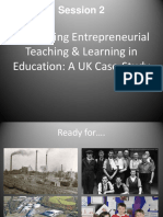 Developing Entrepreneurial Teaching & Learning in Education: A UK Case-Study