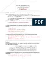 Solution: Econ 2123, Fall 2018, Problem Set 1