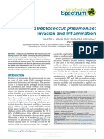 Streptococcus Pneumoniae: Invasion and in Ammation: Allister J. Loughran, Carlos J. Orihuela, and Elaine I. Tuomanen