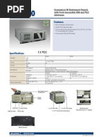 Features: Economical 4U Rackmount Chassis With Front-Accessible USB and PS/2 Interfaces