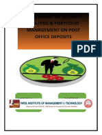 Assignment of Security Analysis & Portfolio Management On Post Office Deposits