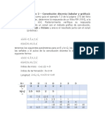 Convolución discreta FIR filtros paso FIR y gráfica Matlab