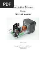 PA3 v3.0 E Instruction Manual