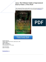 The Prophets Dictionary The Ultimate Guide To Supernatural Wisdom PDF