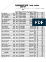 Programacion-Docente-202010 - Santo Domingo PDF