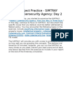 Step 3: Project Practice - SIMTRAY Federal Cybersecurity Agency: Day 2