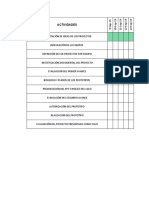 Diagrama de Gantt de Caso