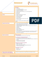 KNGF Evidence Statement: Anal Incontinence