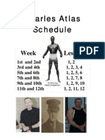 Charles Atlas Schedule