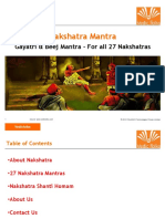 Nakshatra Mantra: Gayatri & Beej Mantra - For All 27 Nakshatras