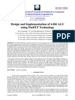Design and Implementation of 4-Bit Alu Using Finfet Technology