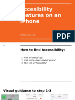 Accesibility Features On An Iphone