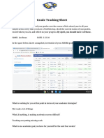 February Grade Tracking Sheet