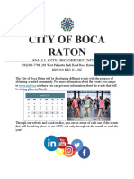 City of Boca Raton Press Release
