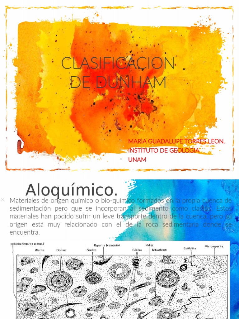 Clasificación de DUNHAM 2g | PDF | Roca clástica | Ciencias de la Tierra