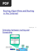 Routing Algorithms and Routing in The Internet: Network Layer 4-1