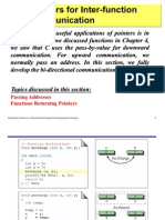 9-2 Pointers For Inter-Function Communication: Passing Addresses Functions Returning Pointers