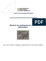 Leer y Escribir, Estudiar y Aprender en La Universidad 2017 CS de La Ed Simoni