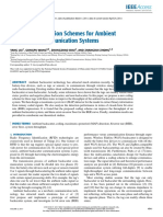 Coding and Detection Schemes For Ambient Backscatter Communication Systems