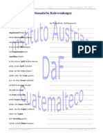 Ideomatische Redewendungen DaF PDF