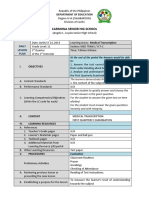 Med Trans Lesson Plan - August 14, 2019