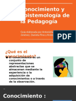 Capítulo Introductorio - Conocimiento y Epistemología de La Pedagogía