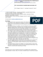 Novel Coronavirus 2019-nCoV - Early Estimation of Epidemiological Parameters and Epidemic Predictions