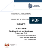 Actividad 1 Clasificación de Las Señales de Protección Civil PDF