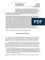 Bank Procedures: The World Bank Operations Manual