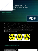 Riesgos Del Manejo de Materiales y Sustancias Radioactivas Hys