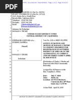 Trump Attorney's Motion for Stormy Daniels' Ohio Arrest Money