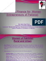 South Asia Policy Dialogue on Women's Economic Empowerment through Entrepreneurship - Access to Finance for Women Entrepreneurs of Pakistan by Ms. Aasia Saail Khan (1).pdf