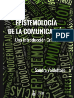 Sandra Valdettaro-Epistemología de la Comunicación-EBook