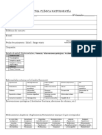 Ficha Clínica Naturopatía