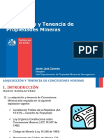 2 - Adquisicion y Tenencia de Propiedad Minera - J Jara - Sernageomin.pdf